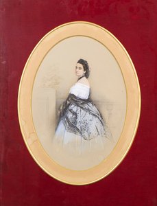 Hon Mrs Hamilton Duncan (d.1912) av Andre Adolphe Eugene Disderi