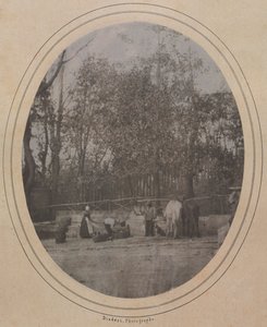 Village Scene (Södra Frankrike) av Andre Adolphe Eugene Disderi