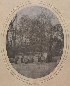 Byscen södra Frankrike, ca. 1853. av Andre Adolphe Eugene Disderi
