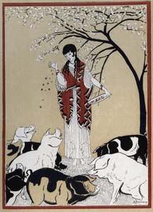 Odyssey of Homer: “” Circe the witch and the companions of Ulysses change into pigs”” (Odyssey of Homer: “” The Witch Circe and Odysseus