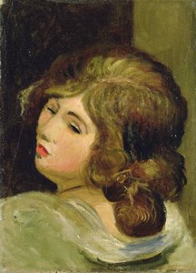 Huvud av en kvinna (olja på duk) av Andre Derain