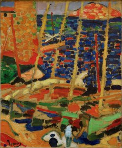 Hamnen i Collioure av Andre Derain