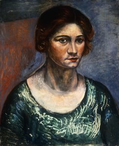 Porträtt av en kvinna; Portrait de Femme av Andre Derain