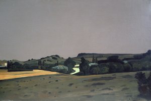 Provencalskt landskap av Andre Derain