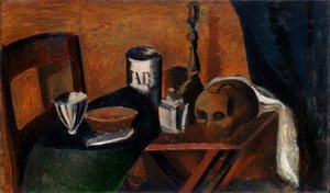 Stilleben med en dödskalle av Andre Derain