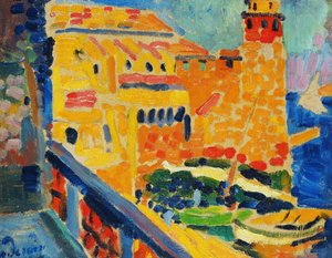 Fyren vid Collioure av Andre Derain