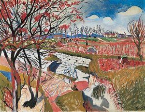 Vingårdar på våren av Andre Derain