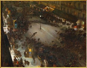 Polisanmälan (målning på duk)