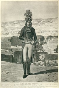 Porträtt till fots av general Louis Charles Antoine Desaix under Egyptens fälttåg 1798