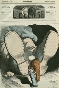 Adolphe Thiers (1797-1877), fransk statsman. Omslag i "" L