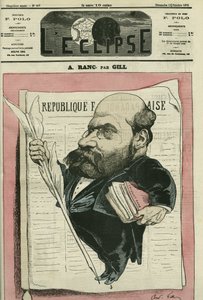 Arthur Ranc (1831-1908), fransk journalist och politiker. Omslag i "" L