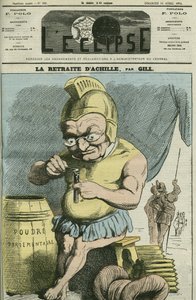Tecknad av Adolphe Thiers (1797-1877), fransk statsman. Omslag i "" L