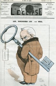 Tecknad av Adolphe Thiers (1797-1877), fransk statsman. Omslag i "" L