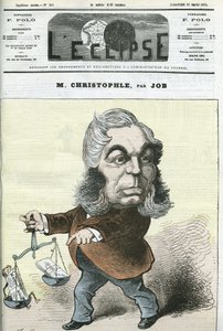 Tecknad av Albert Christophle, fransk politiker. Omslag i "" L