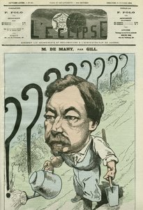 Tecknad av Francois Cesaire de Mahy (1830-1906), fransk läkare, journalist och politiker. Omslag i "" L