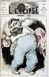 Tecknad av Gustave Courbet - i "" L
