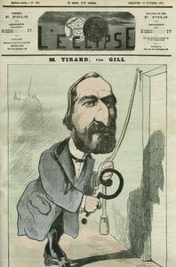 Tecknad av Pierre Tirard (1827-1893), fransk politiker. Omslag i "" L