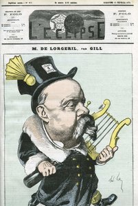Tecknad av Viscount de Lorgeril, fransk politiker. Omslag i "" L