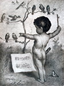 Teckning av André Gill, 1927 av Andre Gill