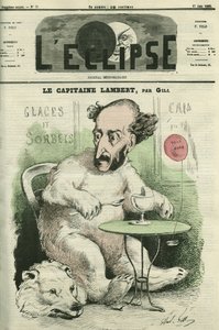 Gustave Lambert, fransk upptäcktsresande och vetenskapsman. Omslag i "" L
