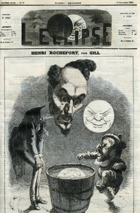 Henri Rochefort (1831-1913), fransk journalist, författare och politiker. Omslag i "" L