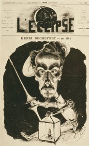 Henri Rochefort, omslagsillustration från tidningen 