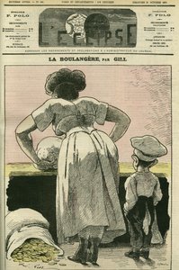 Illustration av ett bageri. Omslag i "" L
