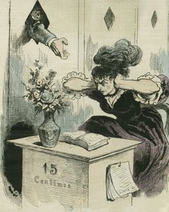 Höjning av skatten på papper för att reglera skulden från kriget 1870. i "" L