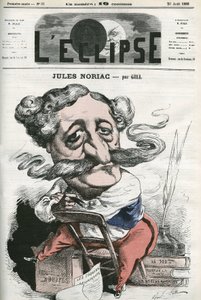 Jules Noriac (1827-1882), fransk författare, kritiker och journalist. Omslag i "" L