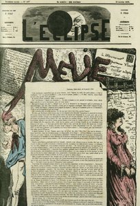 Melie, Melies kärleksbrev har hennes "Tatave", Gustave Viaut. Omslag i "" L