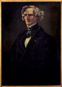 Porträtt av Hector Berlioz (1803-1869), fransk kompositör. Målning av Andre Gill (1840-1885) av Andre Gill