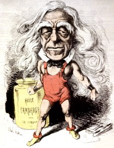 Raspail, ca 1872 (illustration) av Andre Gill