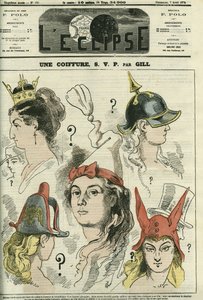 Ska en frisyr, snälla, republiken stylas till rojalisten, preussiskan, bonapartisten eller revolutionären enligt censuren? Omslag i "" L