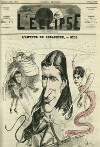 Victorien Sardou (1831-1908), fransk dramatiker. Omslag i "" L