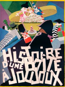Omslagsdesign av Andre Helle för Histoire dune Boite a Joujoux, 1926, 1929