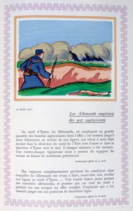 Tyskarna använder klorgas, Ypres, 22 april 1915, 1919