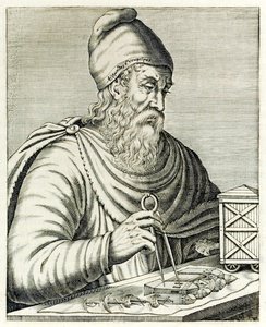 Archimedes of Syracuse från ?True Portraits?? av André Thévet publicerad 1594