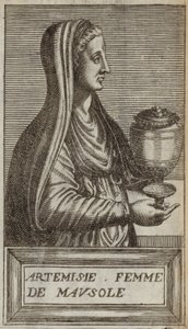 Artemisia II av Karien av Andre Thevet