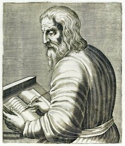 George av Trebizond, från ?True Portraits?? av André Thévet publicerad 1594 av Andre Thevet