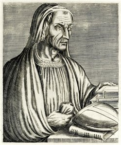 Gregory of Tours från ?True Portraits?? av André Thévet publicerad 1594 av Andre Thevet