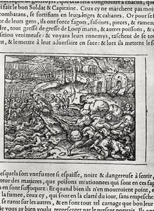 Landing, från Cosmographie universelle av Andre Thevet, 1575 av Andre Thevet