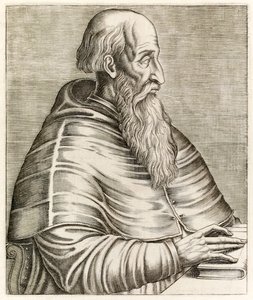 Pietro Bembo, från ?True Portraits?? av André Thévet (1516-1590) publicerad 1584 av Andre Thevet