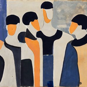 Moderna abstrakta figurer av André Viana