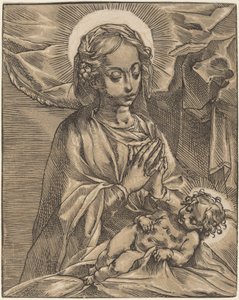 Madonna och barn, 159193. av Andrea Andreani
