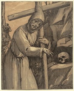Saint Francis of Assisi, 1591. av Andrea Andreani