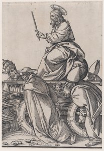 Avsnitt E: Kristus rider på en triumfvagn, från The Triumph of Christ, 1836.