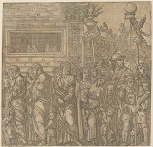 Julius Caesars triumf, 1599. av Andrea Andreani