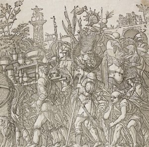 Caesars triumf, 1599 av Andrea Andreani