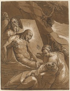 Gravläggningen av Andrea Andreani after Raffaello Motta