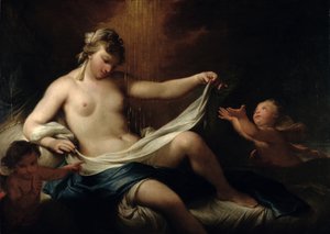Danae och den gyllene duschen, ca 1750